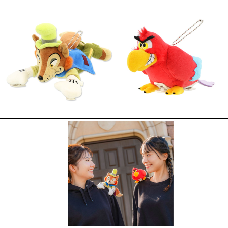 Park Villains Plush Clip Keychains