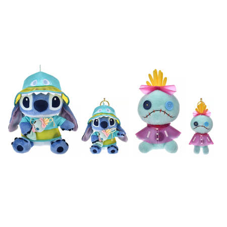 Store Stitch and Scrump Raincoat Plushes