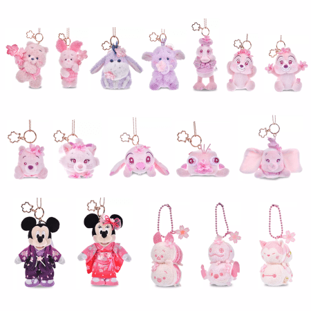 Store 2026 Cherry Blossom Plush Keychain Collection