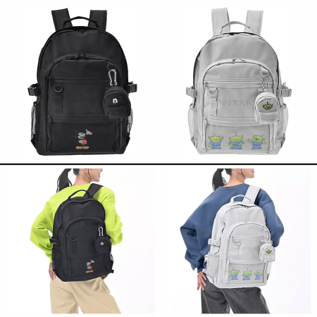 Store Mickey and Alien Backpacks with Mini Pouch