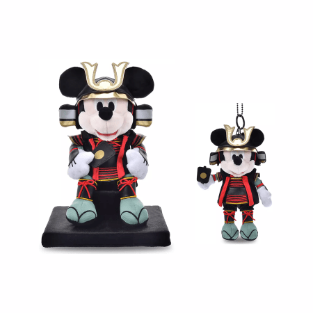 Store Samurai Mickey Plush & Keychain