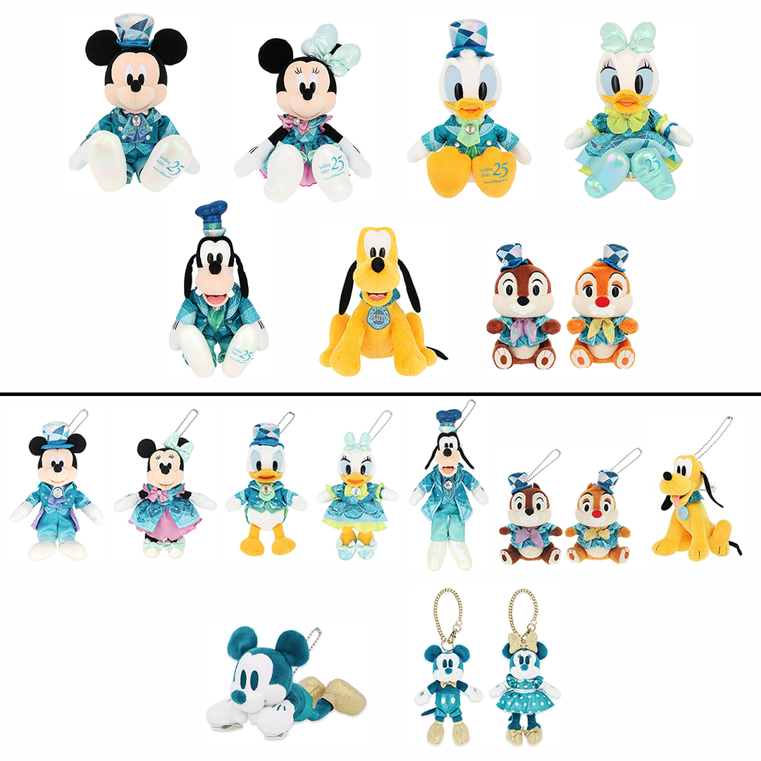 Park TDS 25th Anniversary Plush Collection