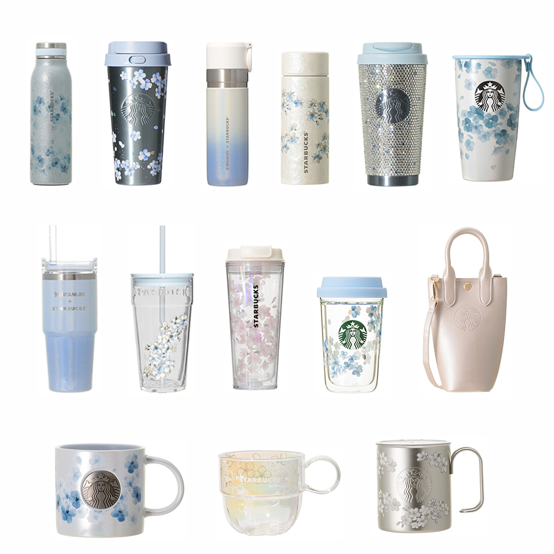 Starba Japan Blue Cherry Blossom Collection