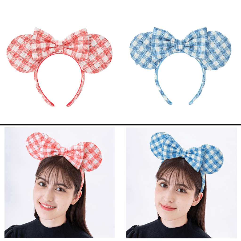 Park Red & Blue Pattern Ears
