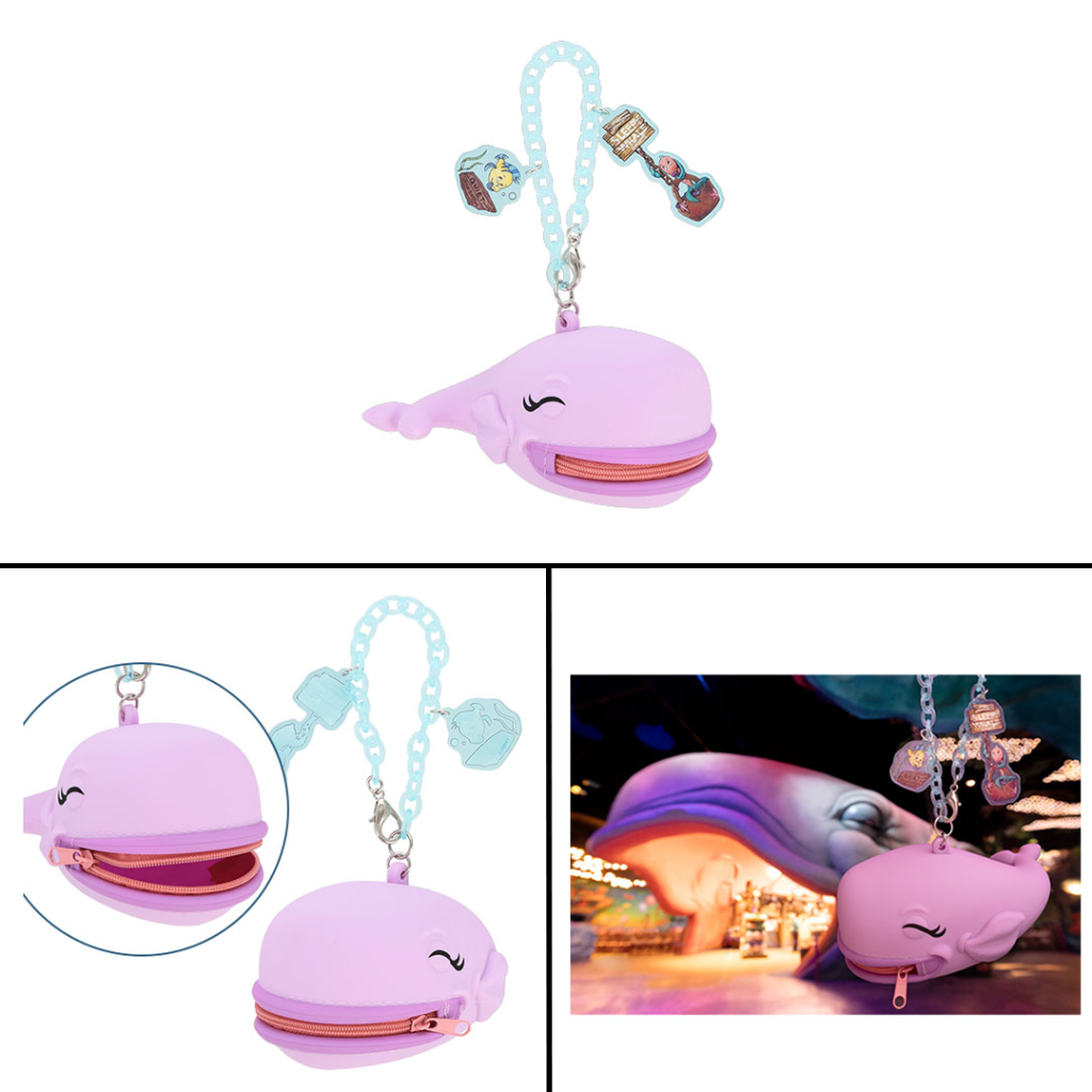 Park Mermaid Lagoon Whale Pouch Keychain