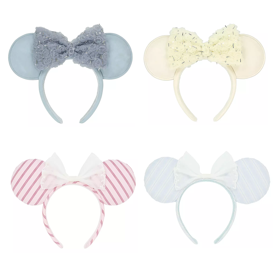 Park Rose Bow & Stripe Ears