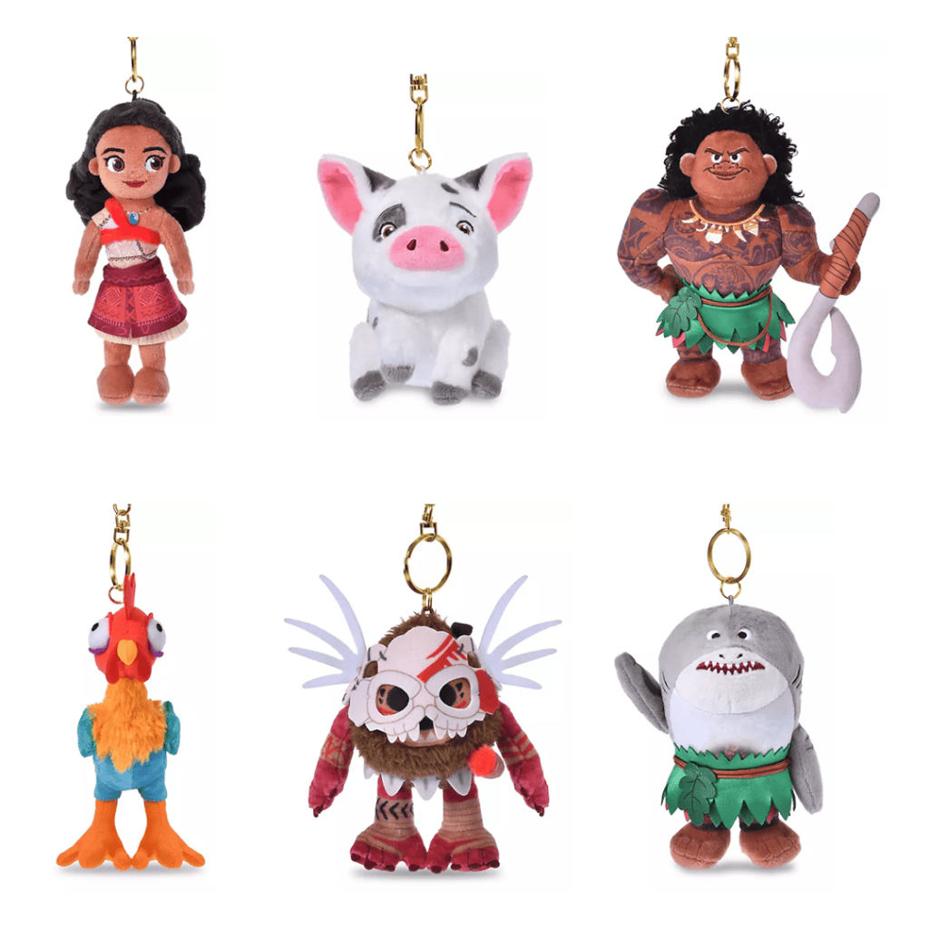 Store Moana Plush Keychain Collection