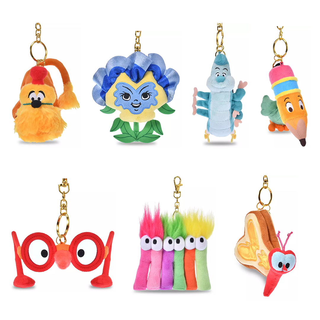 Store 75th Anniversary Alice in Wonderland Plush Keychains