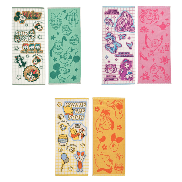 Store Sticker Style Face Towel Sets