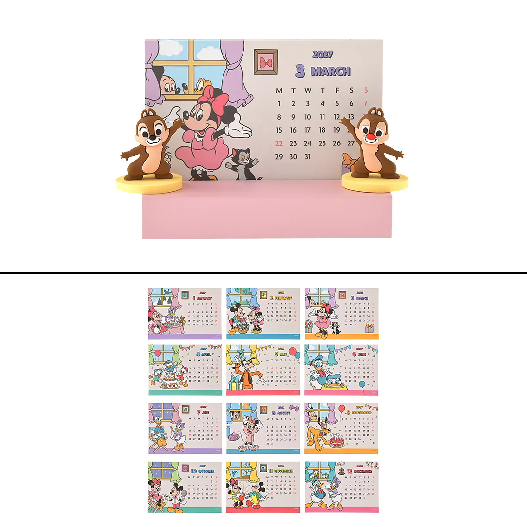 Store 2027 Figure Desk Calendars - Image 2