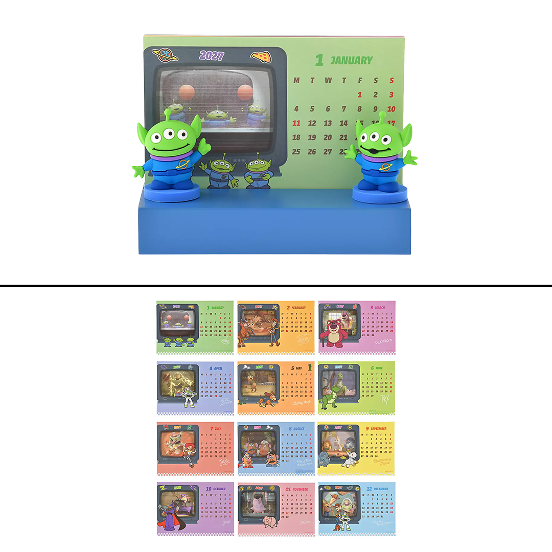 Store 2027 Figure Desk Calendars - Image 3