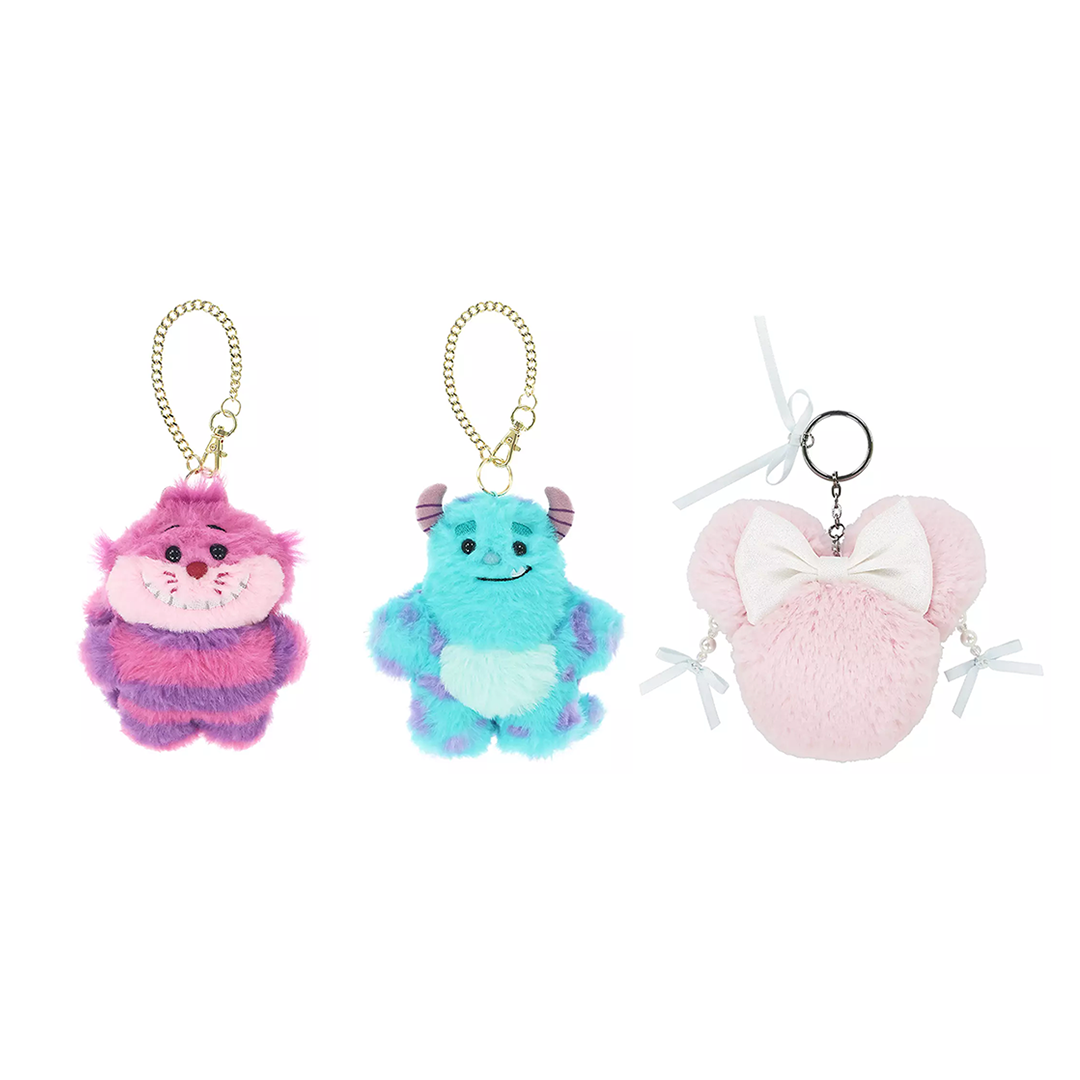 Park Fuzzy Plush Keychains