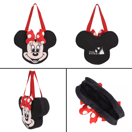 Park Minnie Face Tote Bag